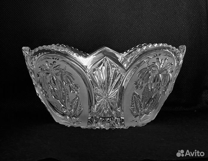 Ваза для конфет хрусталь СССР