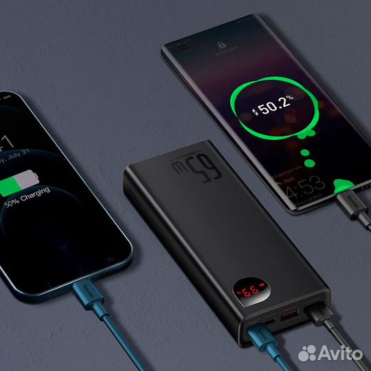 Внешний аккумулятор Baseus Adaman Metal Digital