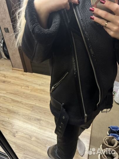 Дубленка zara