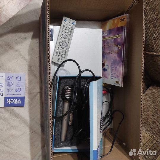 Dvd плеер с караоке и микрофоном