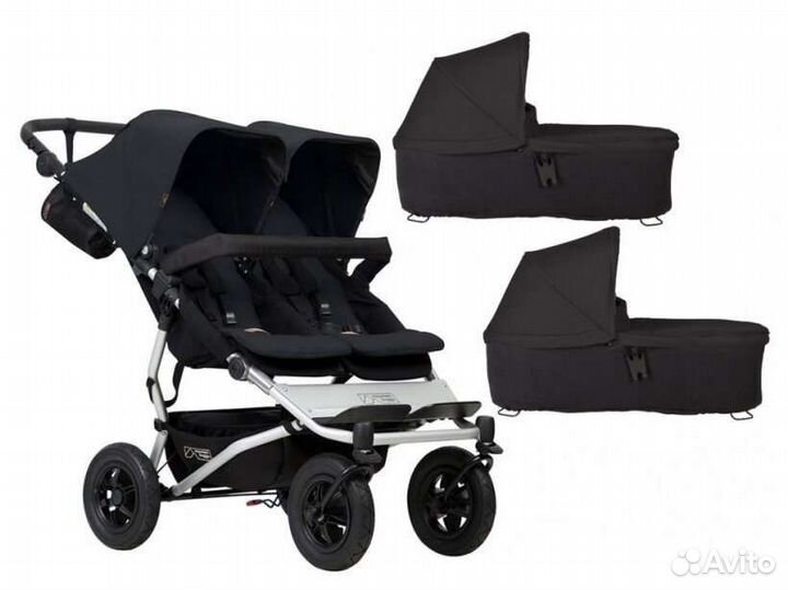 Продам коляску для двойни Mountain Buggy Duet