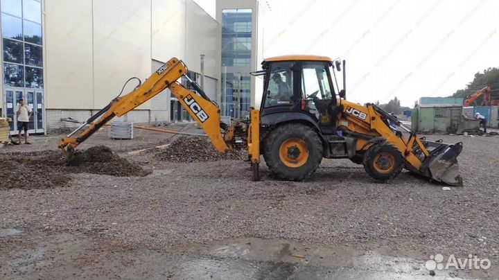 Услуги экскаватора погрузчика jcb