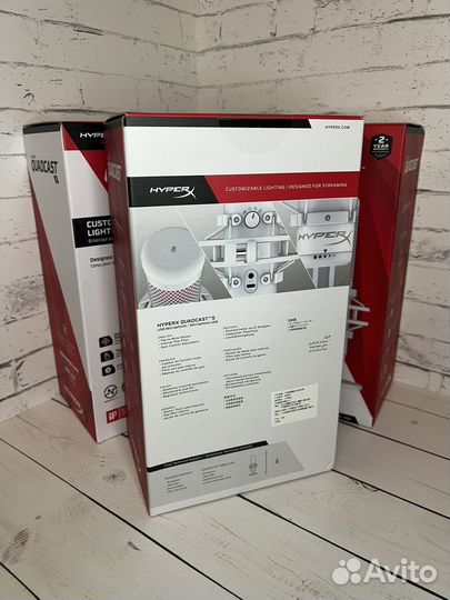 Микрофон HyperX Quadcast S White