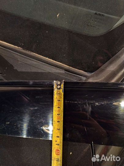 Ветровики задние priora седан 2110