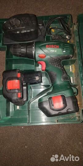 Аккумуляторная дрель шуруповерт bosch