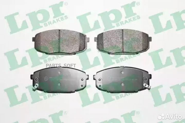 LPR 05P1375 Колодки торм. дисковые