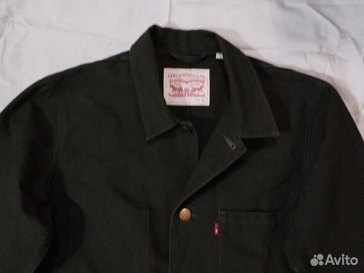 Джинсовая куртка пиджак Levis XL