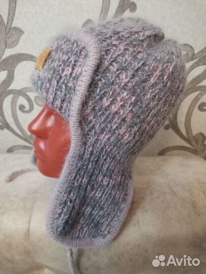 Шапка ушанка женская