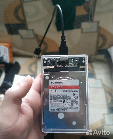 Переносной Жесткий диск 1 тб Toshiba