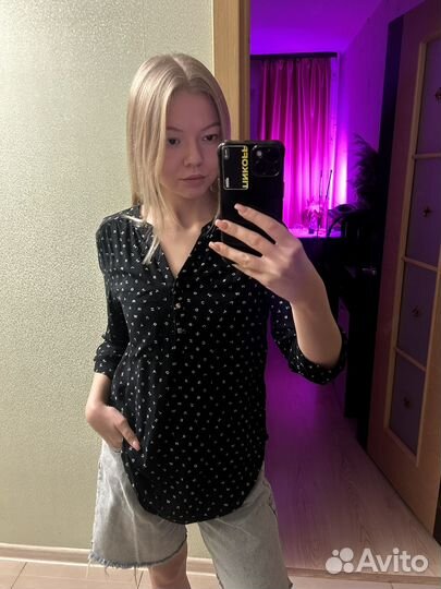 Рубашка женская с принтом