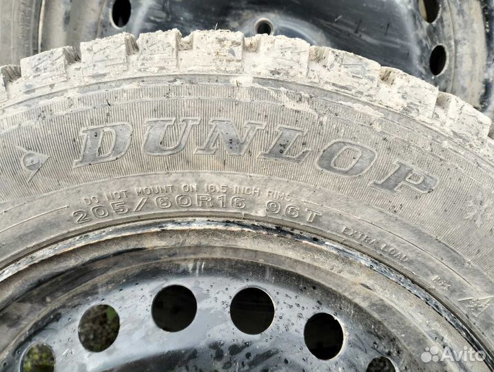 Dunlop winter ICE 02 - Колеса зимние R16 Б/У