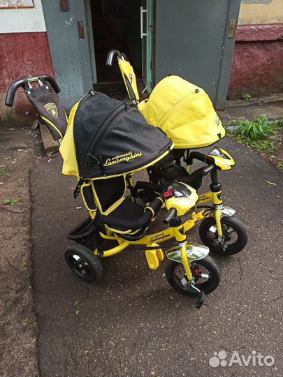 Велосипеды с ручкой Lamborghini