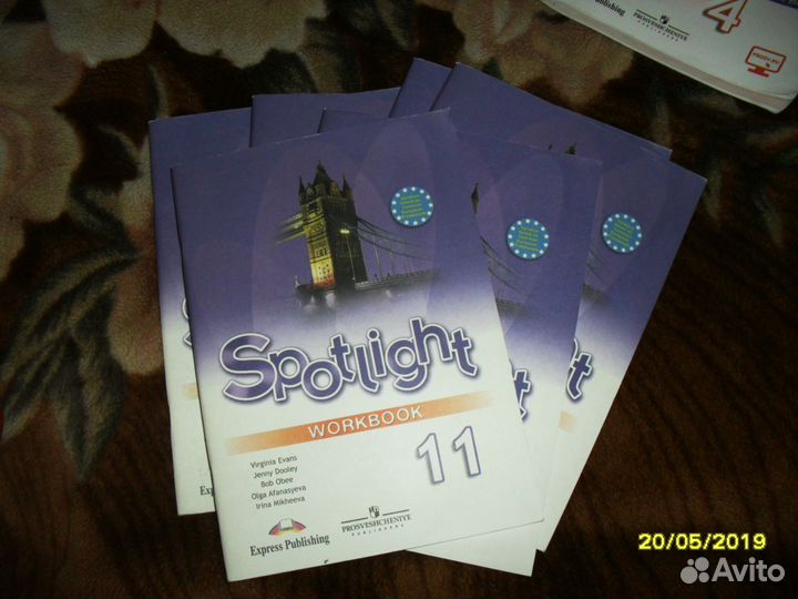 Учебники(6.7.8) по англ.языку,раб.тетрадь-11 кл