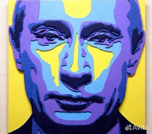 Портрет по фото из дерева 3D, картина на заказ