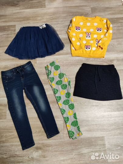 Пакет вещей для девочки 116