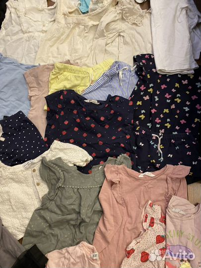 Вещи пакетом на девочку 110 116