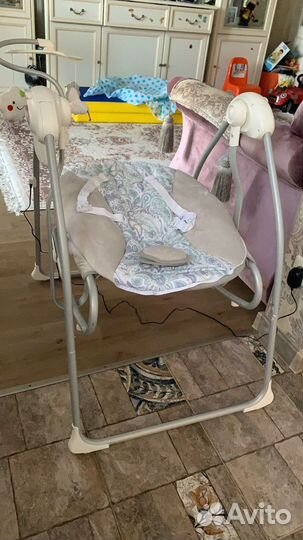 Электронные качели шезлонг