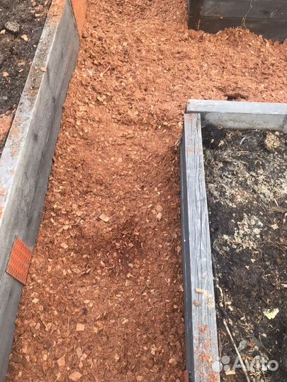 Щепа с опилками перегнившая, лиственница