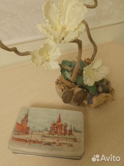 Шкатулка металлическая СССР