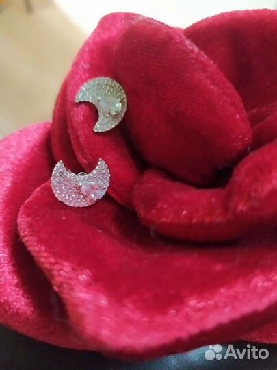 Сережки серебро