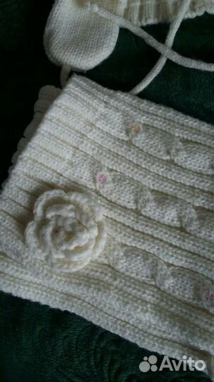 Комплект шапка, шарф