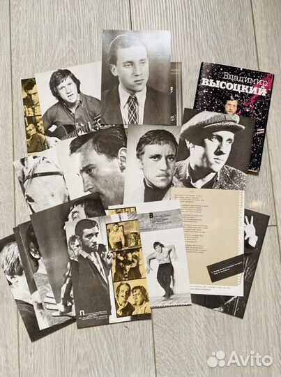 Высоцкий набор открыток Марина Влади