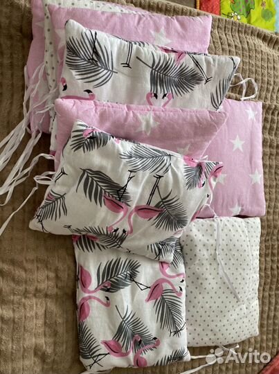 Бортики на кроватку