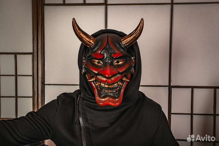 Красная Японская Маска Они