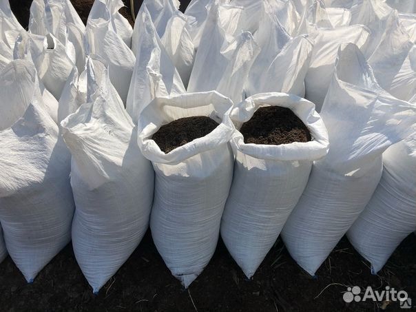 Торф в мешках