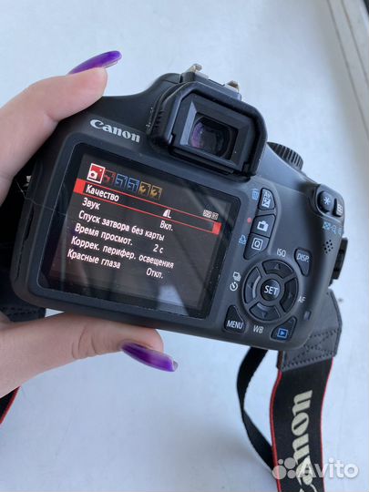 Зеркальный фотоаппарат canon 1100d
