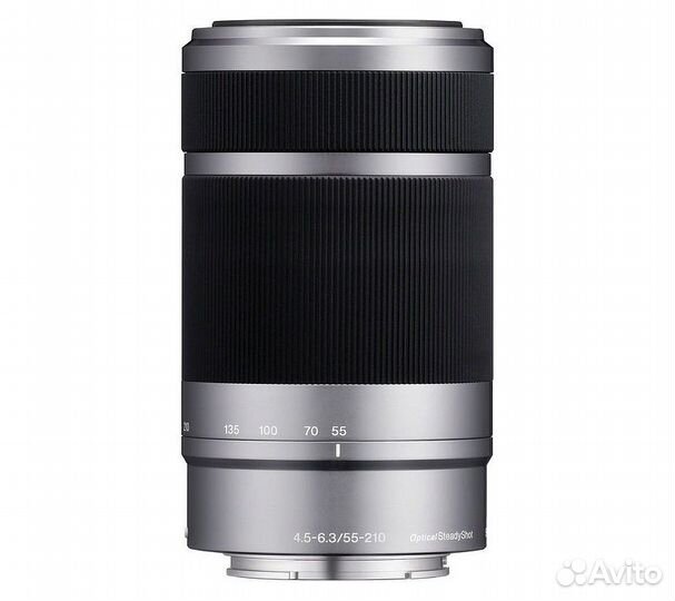 Объектив Sony E 55-210mm f/4.5-6.3 серебро