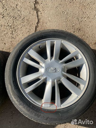 Диски с резиной r16 LADA vesta пталамей