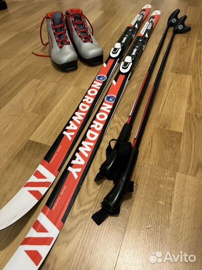 Беговые лыжи детские 130 nordway Спортмастер