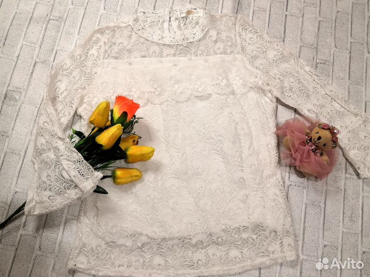 Блузки и рубашка школьные 134-152