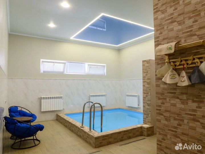 Баня Сауна с бассейном Мистери