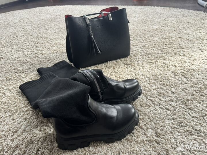 Сапоги чулки женские 37 размер