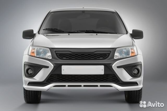 Тюнинг бампер передний для Лада Гранта