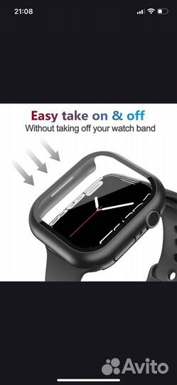 Бампер на экран apple watch se 40mm