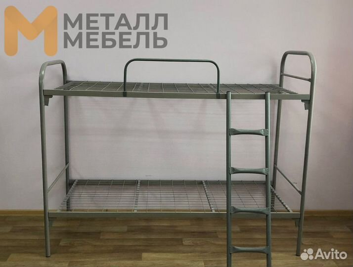 Кровати металлические для рабочих
