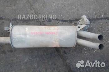 Задняя часть глушителя