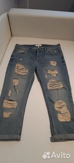 Джинсы-бойфренд