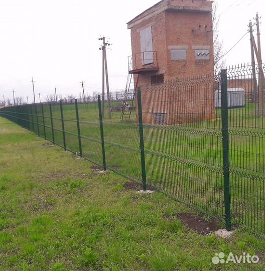 Сетка для забора 3d