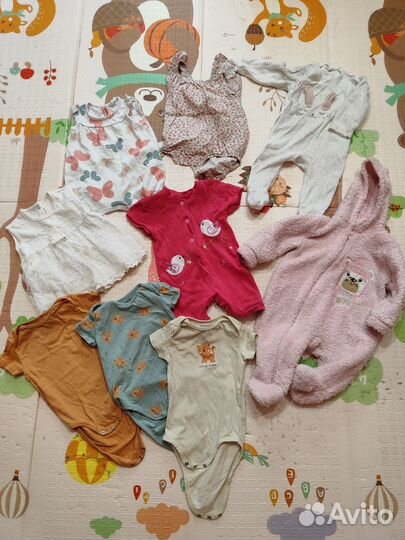 Детские вещи пакетом от 0 до 6 месяцев