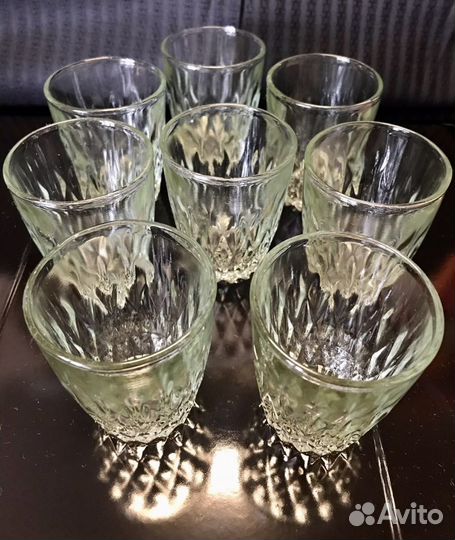 Рюмка/стопка СССР гранёная 8 штЦена за все