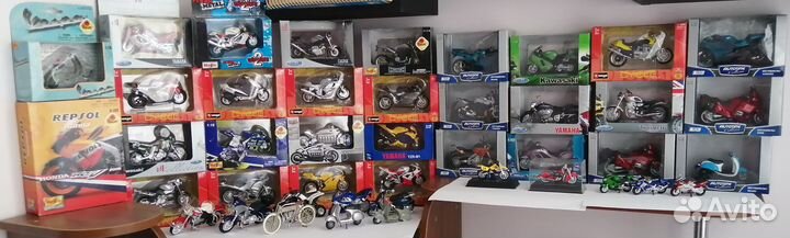Модели мотоциклов 1:18 и 1:32