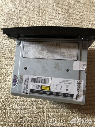 Штатная магнитола на volkswagen touareg