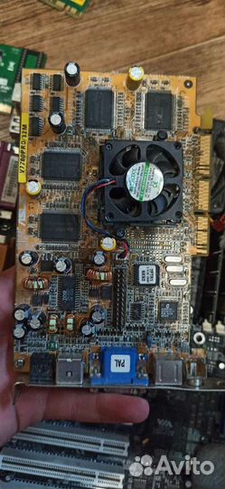 Материнская плата в сборе