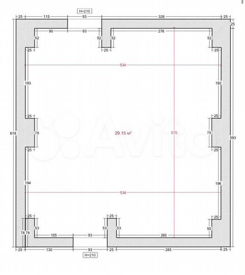 Гараж, > 30 м²
