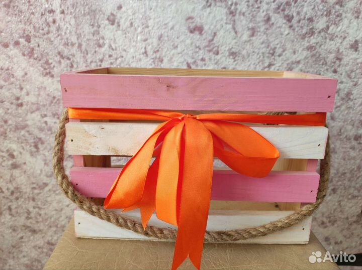 Ящик деревянный подарочный
