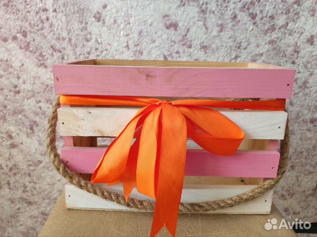 Ящик деревянный подарочный